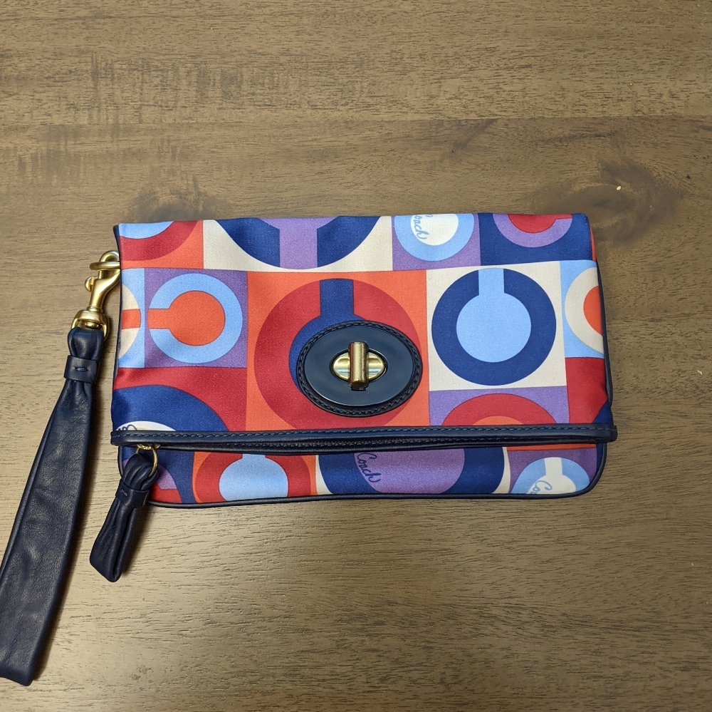 Coach Satin Wristlet